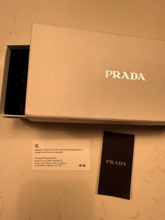 Prada PR 17WS Powder Sunglasses Purple Brown Lens main image 10